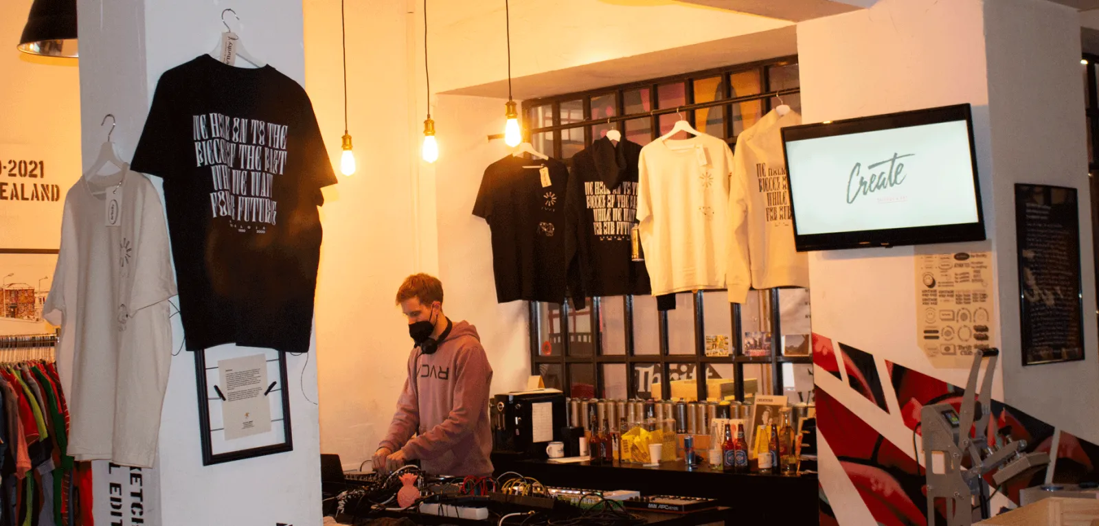 Siebdruck auf T-Shirt für Modelabel