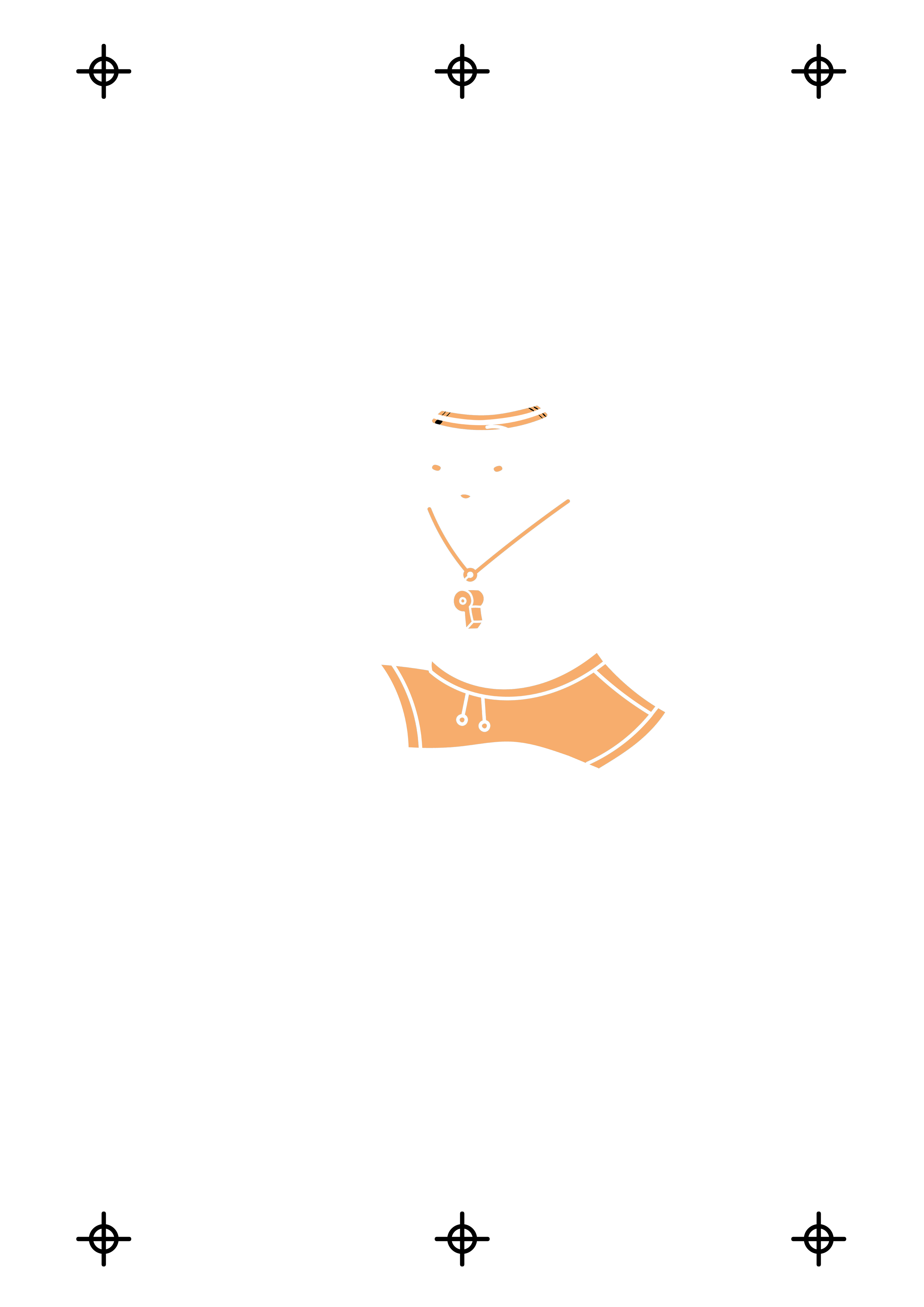 Sieb 2 — orange Details (Stirnband, Hose, Pfeife)